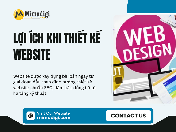 Benefits of Chợ Quán website design at MIMADIGI