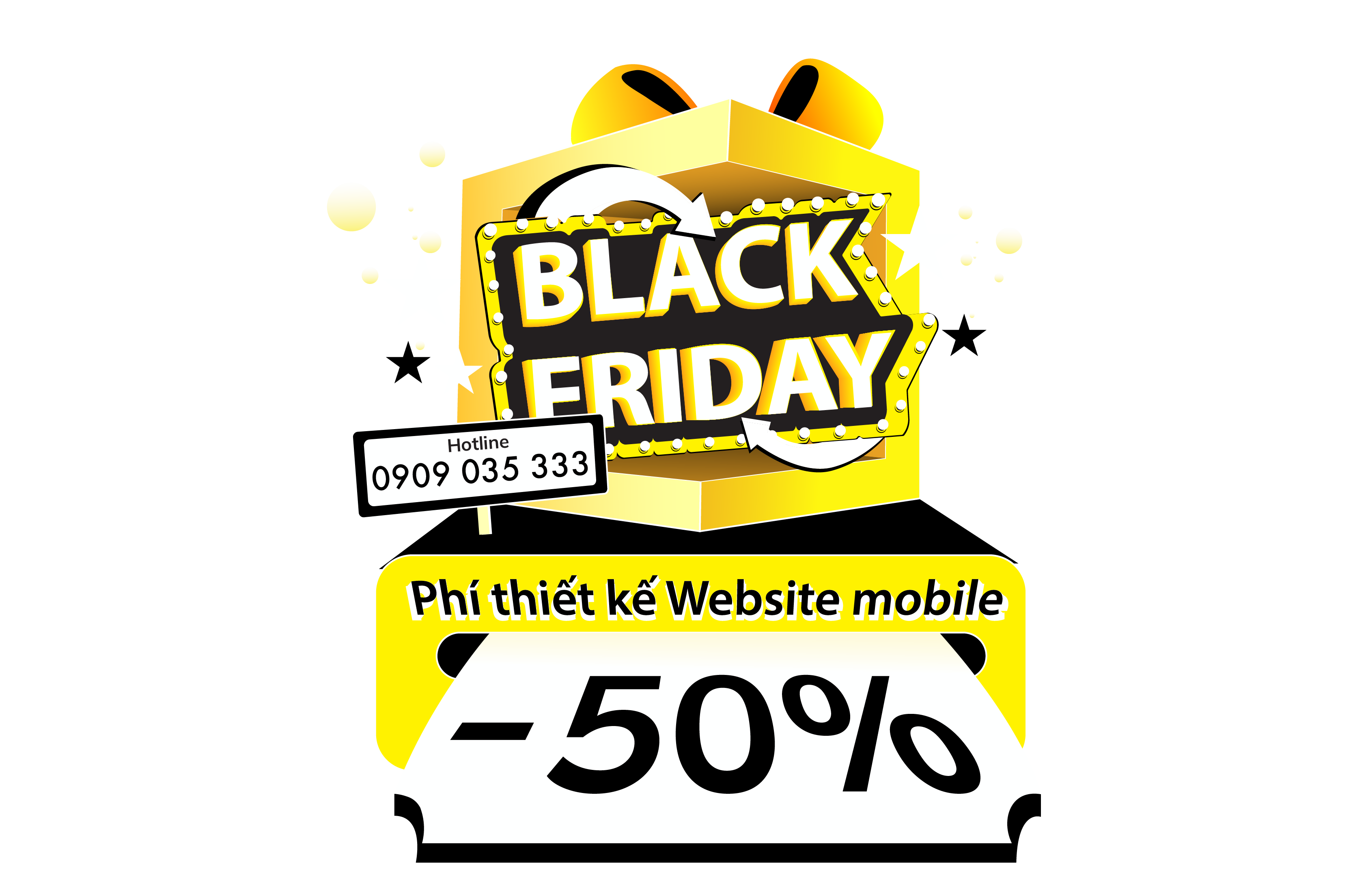 BLACK FRIDAY MIMA – GIẢM 50% PHÍ THIẾT KẾ WEBSITE MOBILE