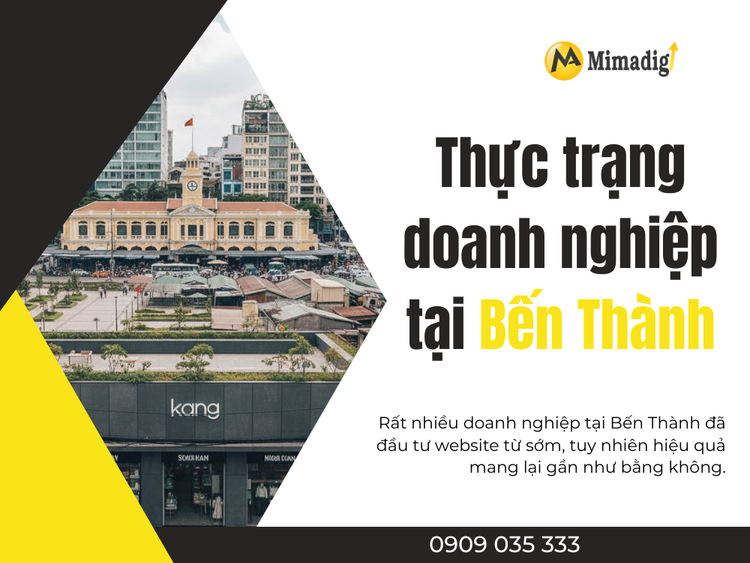Current Situation of Businesses in Ben Thanh with Undercapitalized Websites