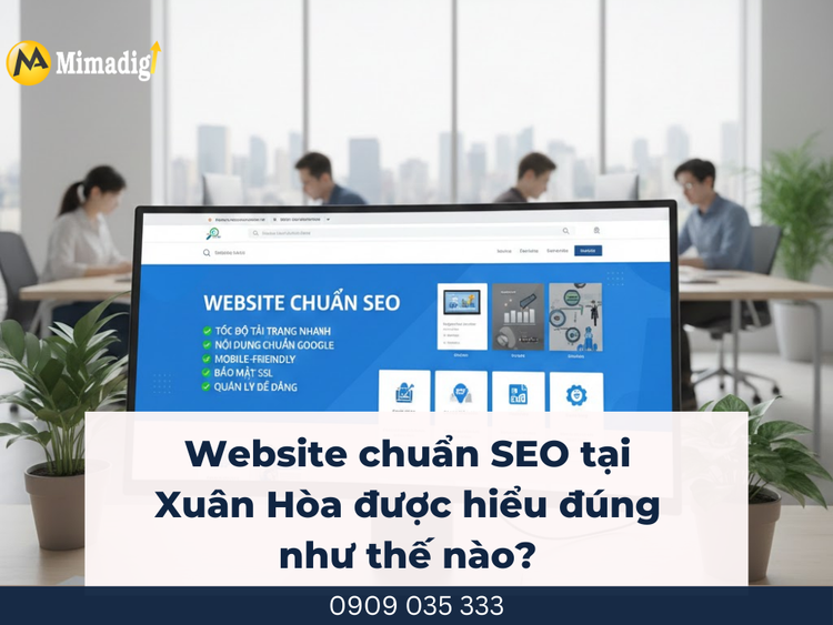 How is an SEO-standard website in Xuan Hoa correctly understood?