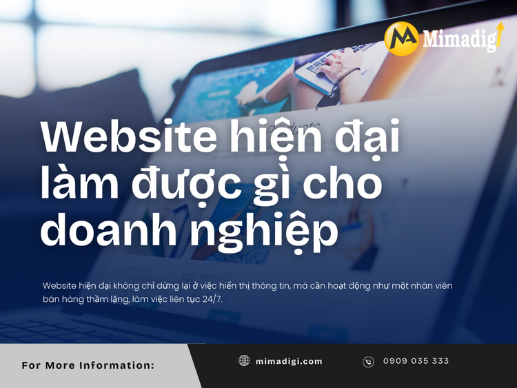 What can a modern website do for businesses in Xuan Hoa?