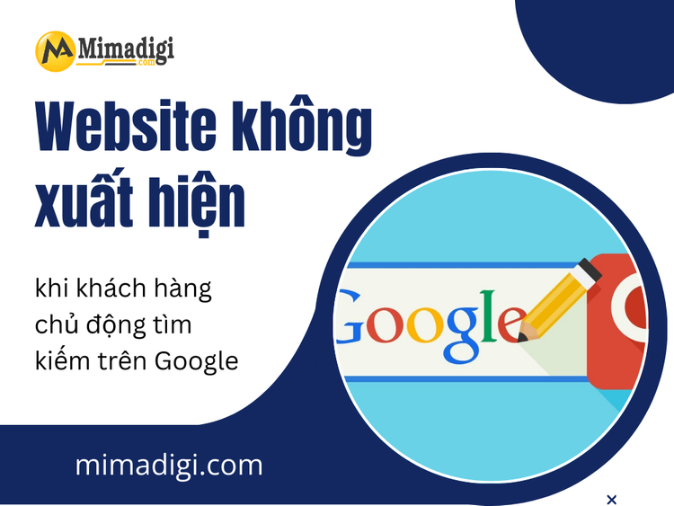 Website doesn't appear when customers actively search on Google