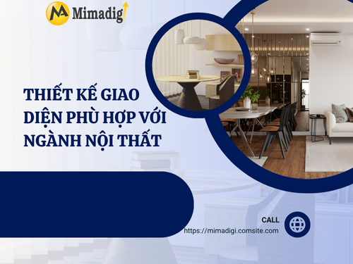 Thiết kế website cửa hàng nội thất tại mimadigi