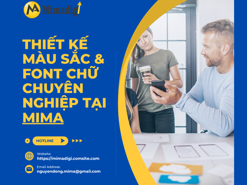 Màu sắc và font chữ trong thiết kế website: Những nguyên tắc cơ bản của mimadigi
