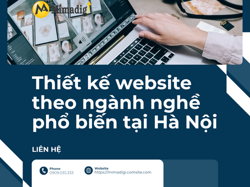 Thiết kế website tại Hà Nội – Chuẩn SEO, giao diện chuyên nghiệp với thiết kế web MIMA
