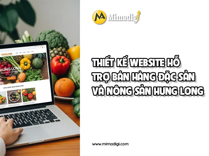 Thiết kế website Xã Hưng Long tại mimadigi