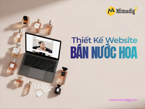 Thiết kế website bán nước hoa tại mimadigi
