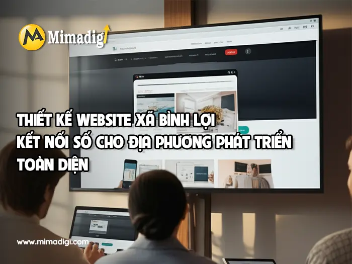 Thiết kế website Xã Bình Lợi tại mimadigi