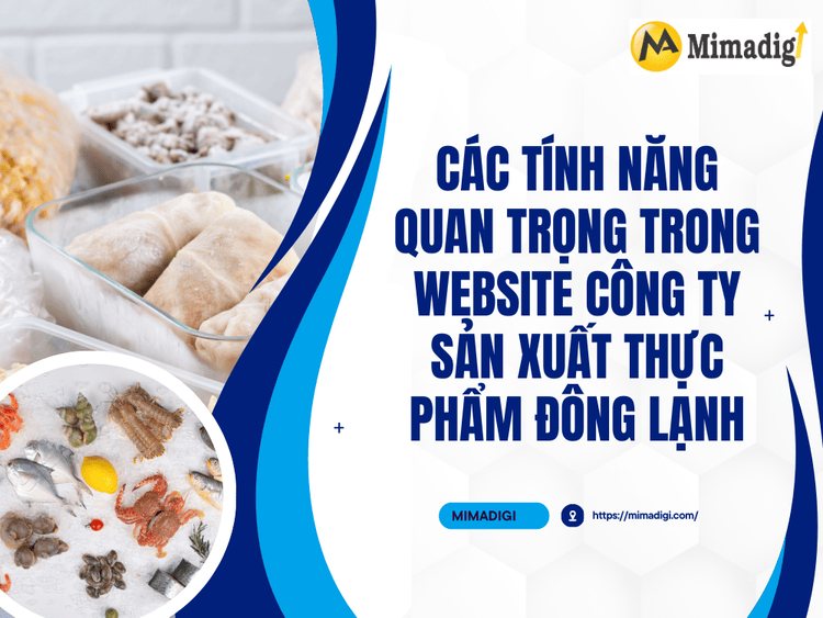 Important Features in a Website for a Frozen Food Manufacturing Company at MIMA