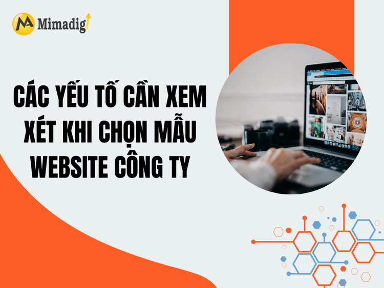 Factors to consider when choosing a company website template at MIMA