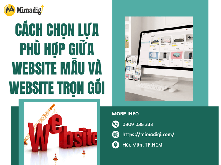 How to choose appropriately between template website and comprehensive website at MIMA