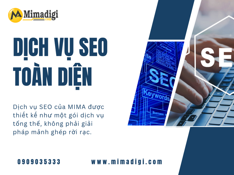 Dịch Vụ SEO Toàn Diện – Đưa Website Vươn Lên Đầu Bảng Tìm Kiếm