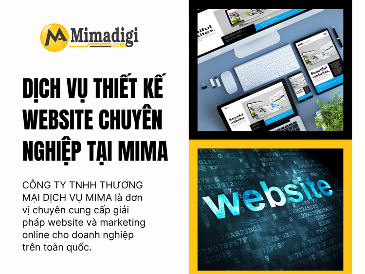 Professional Website Design Services at MIMA