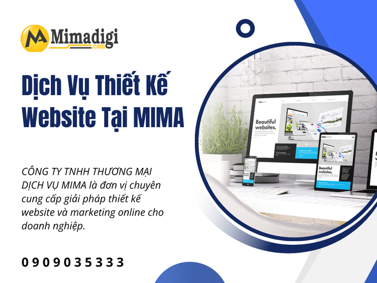 Dịch Vụ Thiết Kế Website Tại MIMA