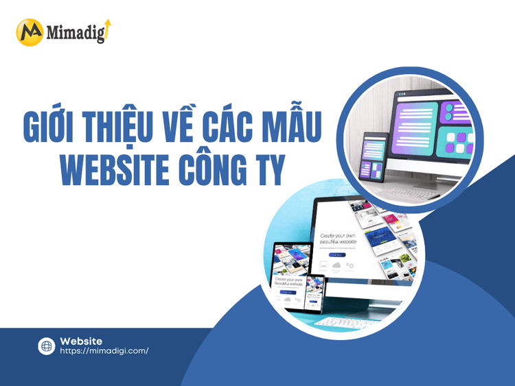 Introduction to company website templates at MIMA