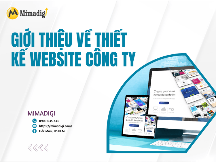 Giới thiệu về thiết kế website công ty tại MIMA