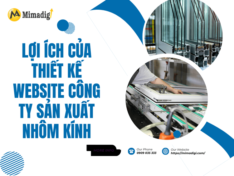 Benefits of Designing a Website for an Aluminum and Glass Manufacturing Company Website Design at MIMA