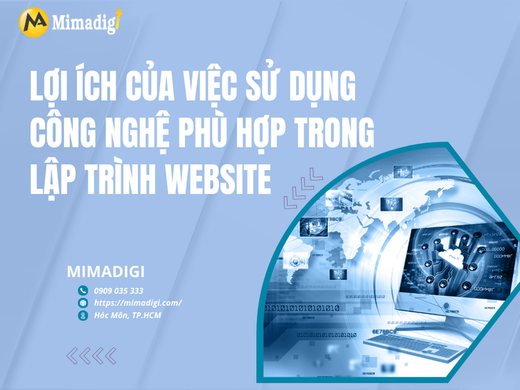 Benefits of using appropriate technology in website development at MIMA
