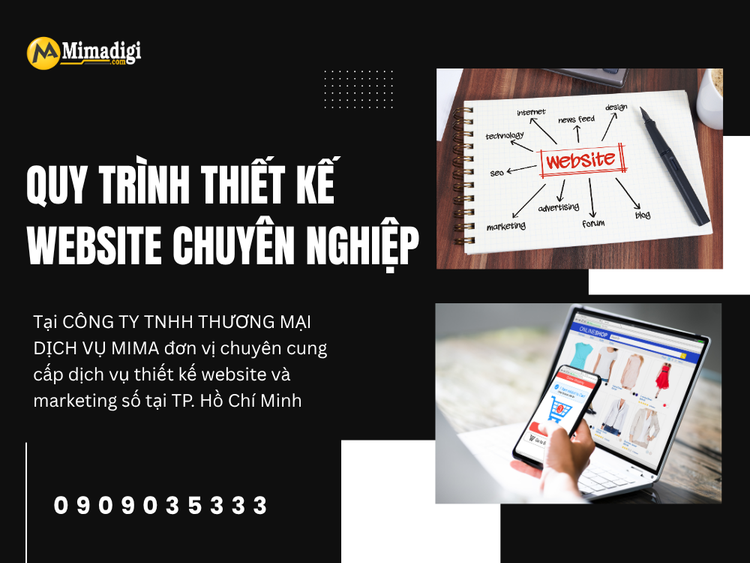 Quy Trình Thiết Kế Website Chuyên Nghiệp Tại MIMA