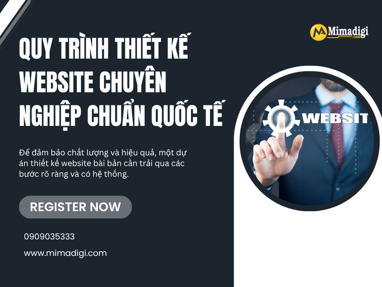 Quy Trình Thiết Kế Website Chuyên Nghiệp Chuẩn Quốc Tế