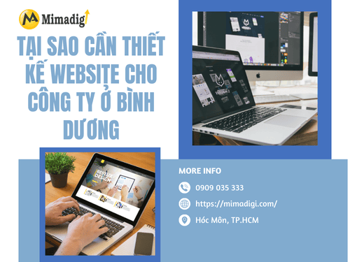 Tại Sao Cần Thiết Kế Website Cho Công Ty ở Bình Dương tại MIMA