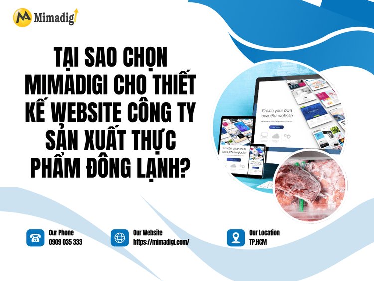 Why Choose MIMADIGI for Designing a Website for a Frozen Food Manufacturing Company? at MIMA