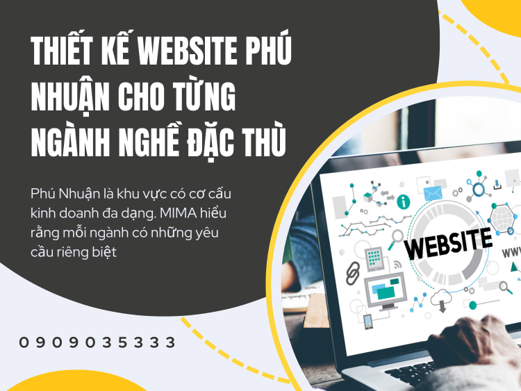 Thiết Kế Website Phú Nhuận Cho Từng Ngành Nghề Đặc Thù