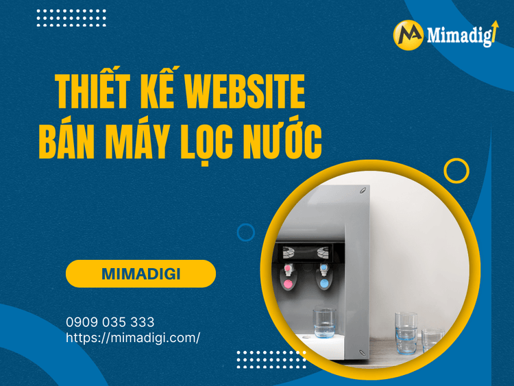 Website Design for Water Purifier Sales: Optimal Solution for Businesses at MIMA