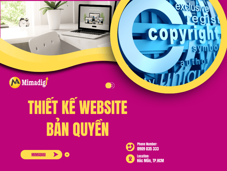 Copyright Website Design at MIMA