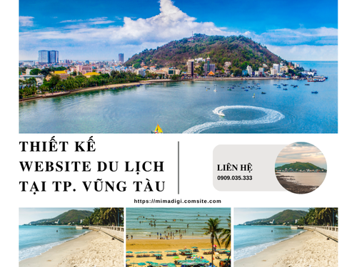 Thiết kế website du lịch tại TP. Vũng Tàu tại mimadigi
