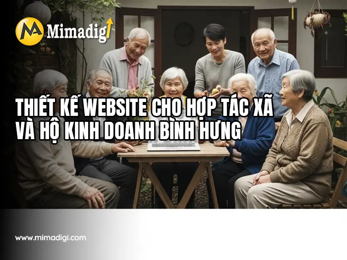 Thiết kế website Xã Bình Hưng tại mimadigi