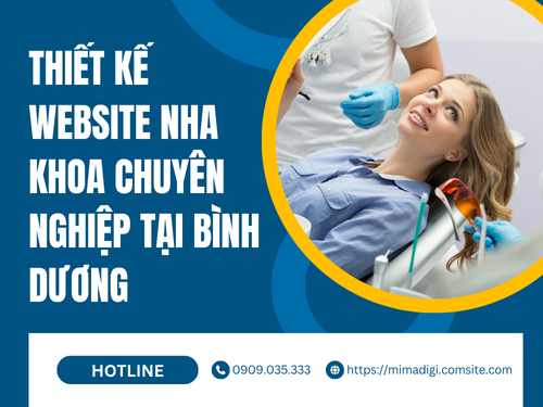 Thiết kế website nha khoa chuyên nghiệp tại Bình Dương tại mimadigi