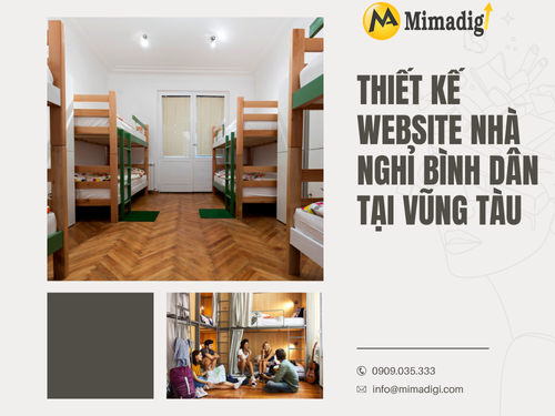 Thiết kế website nhà nghỉ bình dân tại Vũng Tàu tại mimadigi