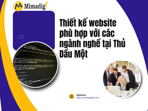 Thiết kế website Thủ Dầu Một Bình Dương của mimadigi