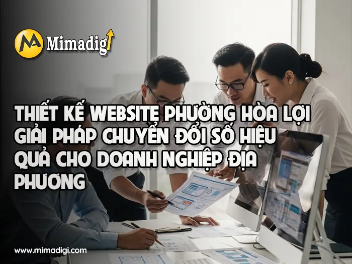 Thiết kế website Phường Hòa Lợi tại mimadigi