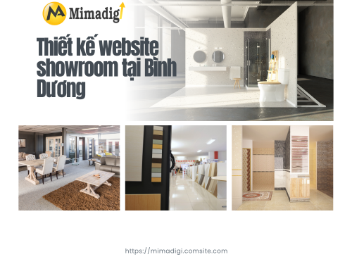 Thiết kế website showroom tại Bình Dương của mimadigi