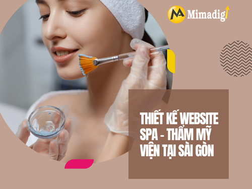 Thiết kế website spa – thẩm mỹ viện tại Sài Gòn tại mimadigi