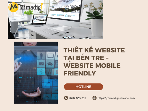 Thiết kế website tại Bến Tre – Website mobile friendly của mimadigi