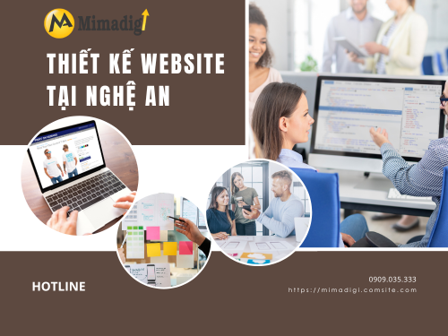 Thiết kế website tại Nghệ An – Chuẩn SEO, hosting miễn phí của MIMADIGI