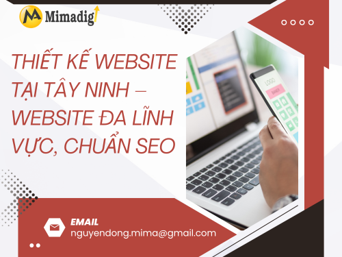 Thiết kế website tại Tây Ninh – Website đa lĩnh vực, chuẩn SEO của mimadigi
