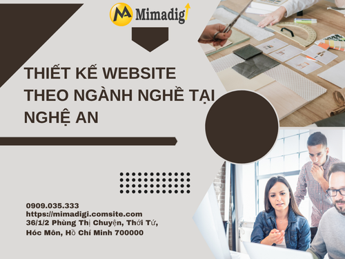 Thiết kế website tại Nghệ An – Chuẩn SEO, hosting miễn phí của MIMADIGI