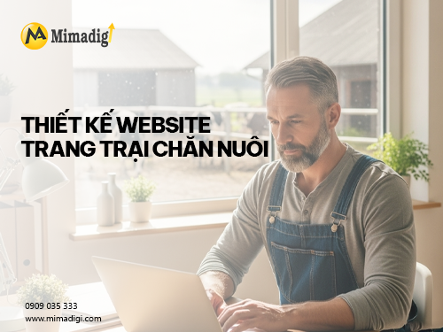 Thiết kế website trang trại chăn nuôi tại mimadigi