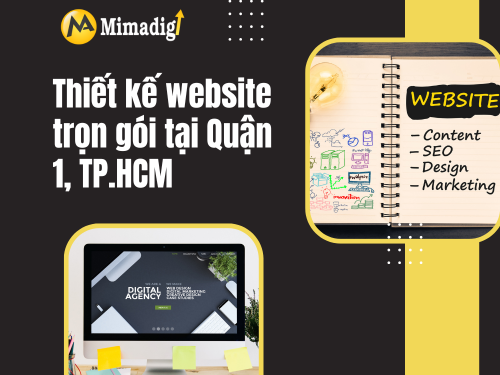 Thiết kế website trọn gói tại Quận 1, TP.HCM của mimadigi