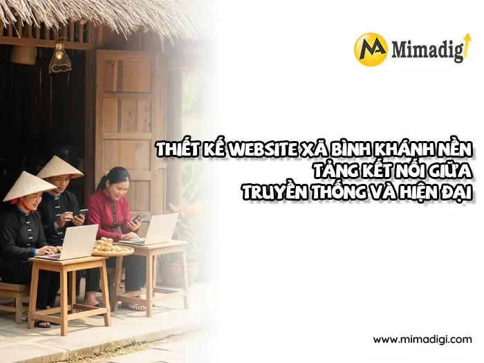Thiết kế website Xã Bình Khánh tại mimadigi
