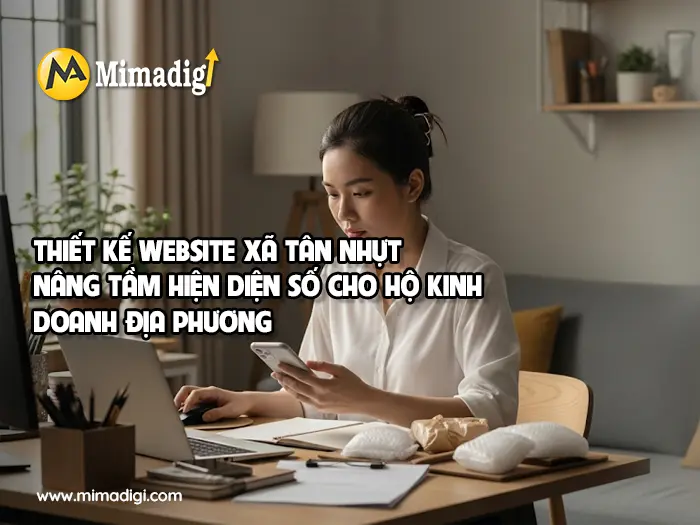 Thiết kế website Xã Tân Nhựt tại mimadigi