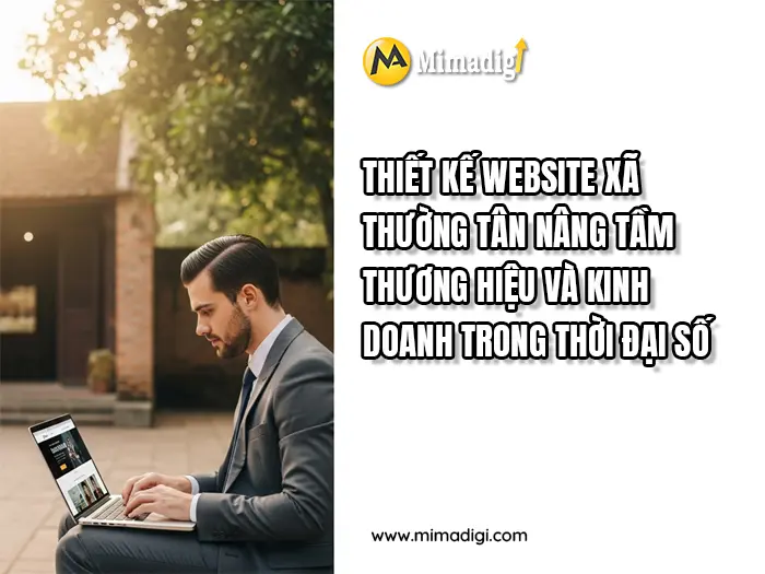 Thiết kế website Xã Thường Tân tại mimadigi