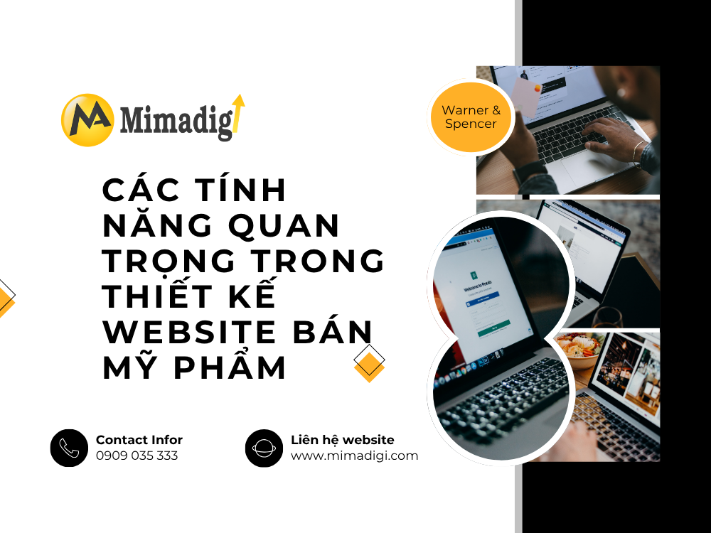 Các Tính Năng Quan Trọng Trong Thiết Kế Website Bán Mỹ Phẩm tại mima