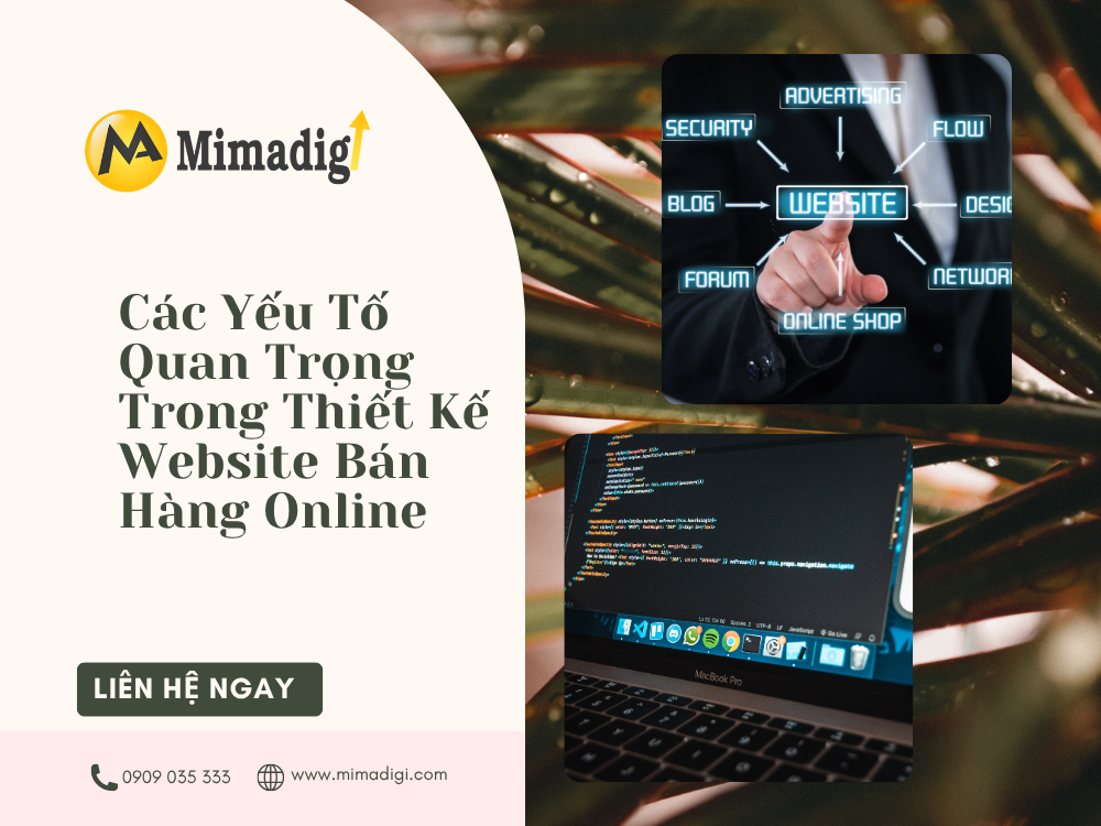 Các Yếu Tố Quan Trọng Trong Thiết Kế Website Bán Hàng Online tại mima
