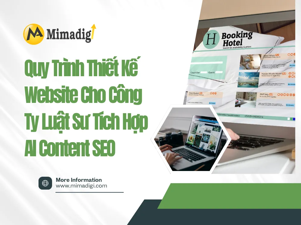 Quy Trình Thiết Kế Website Cho Công Ty Luật Tích Hợp AI Content SEO tại mima