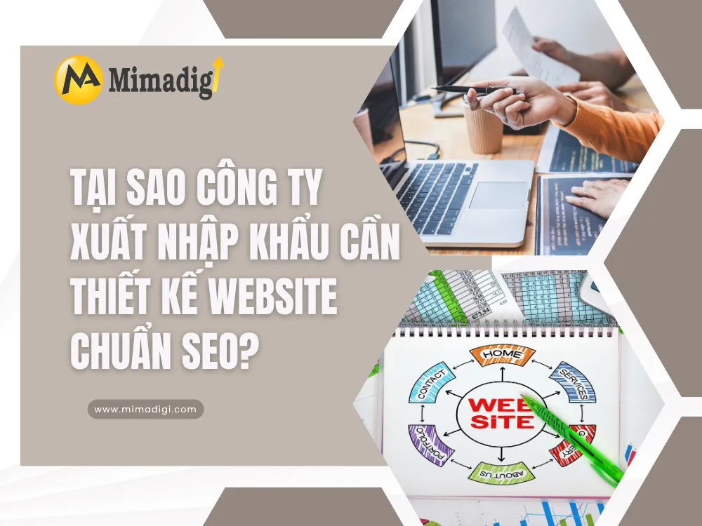 Tại sao công ty xuất nhập khẩu cần thiết kế website chuẩn SEO? tại mima